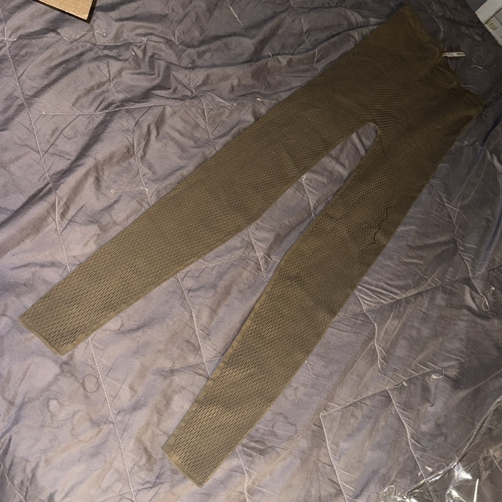 SKIMS ARMY WARP KNIT LEGGINGS - Picture 3 of 8